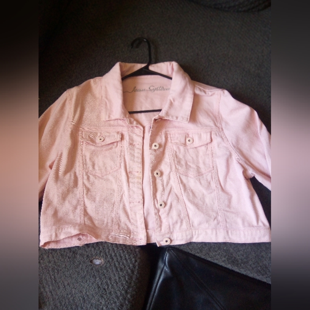 Women's Pink Jean Jacket